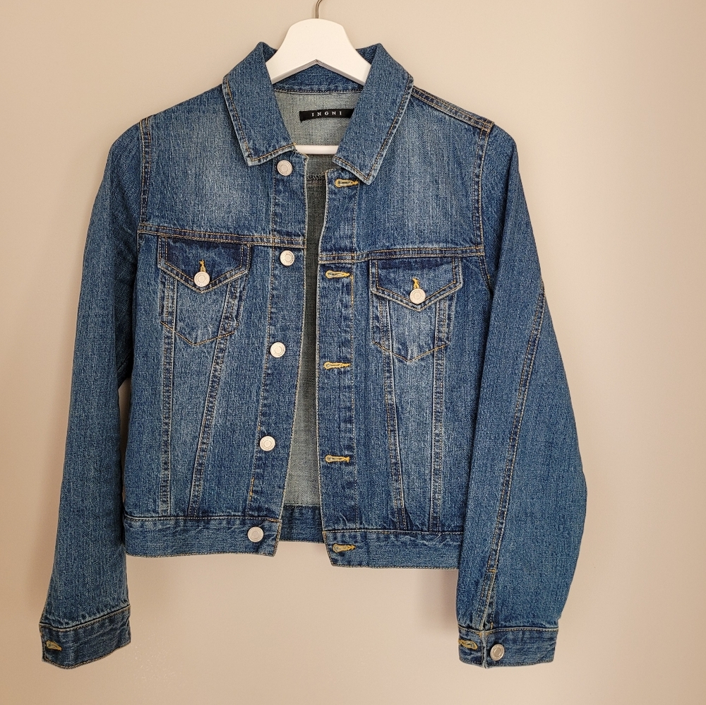 Signature Women Blue Denim Jean Jacket